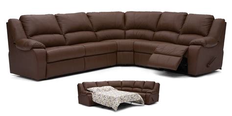 Leather Sectional With Sleeper And Recliner